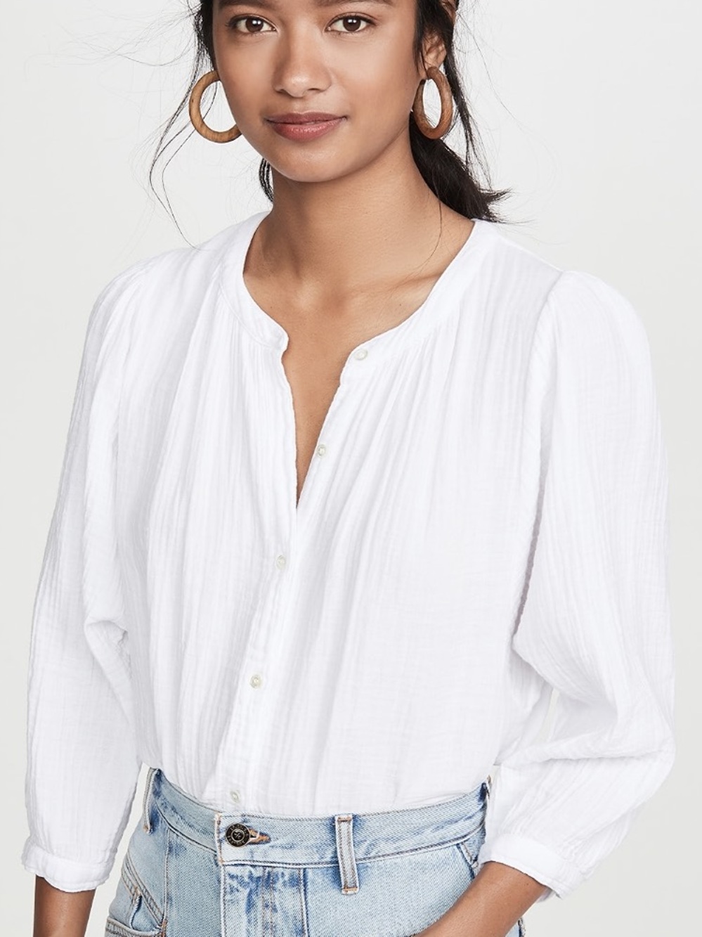 Xirena Lark Gauze Shirt